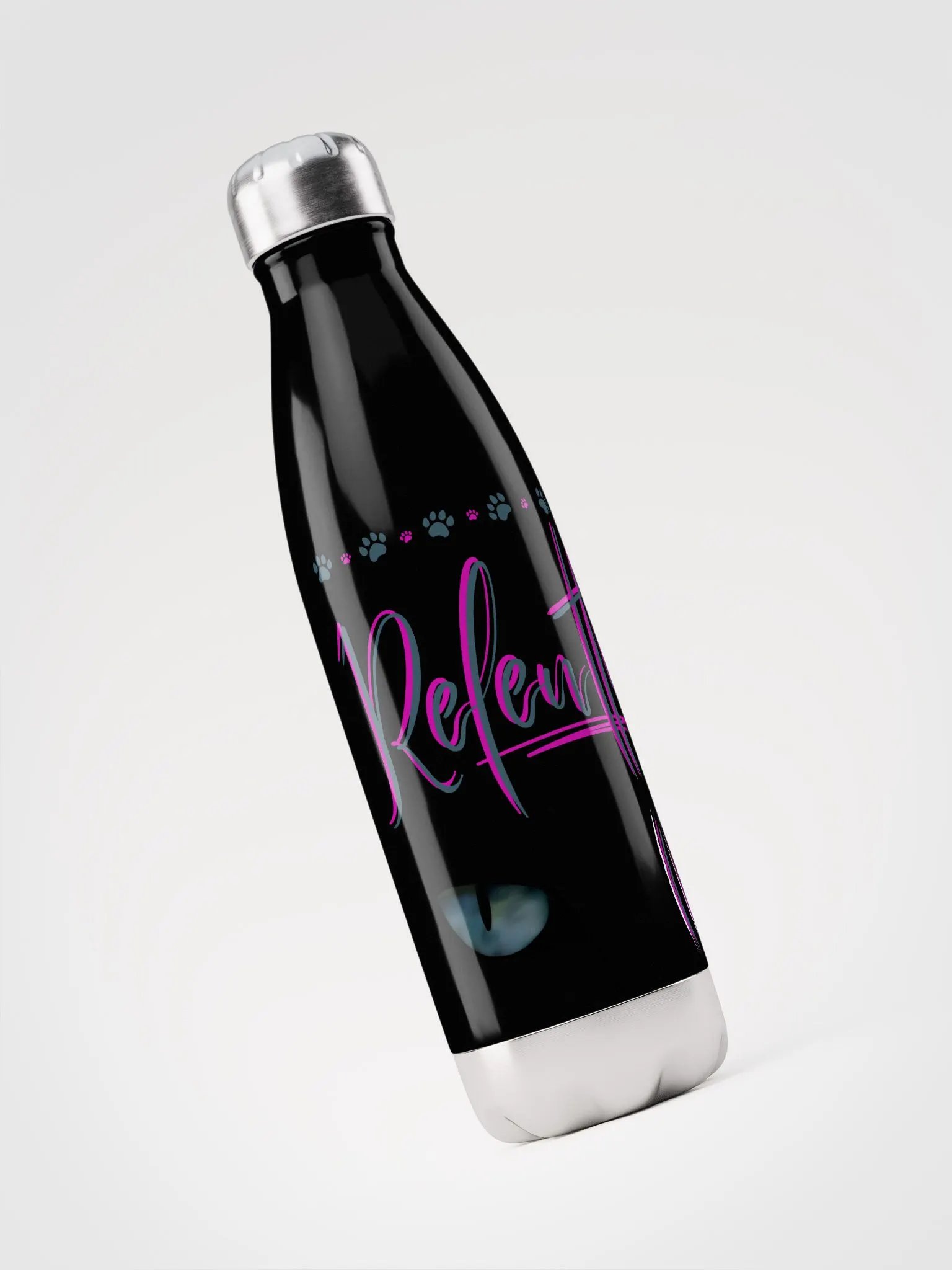 Relentless Cat-Eye Stainless Steel Water Bottle product image (3)