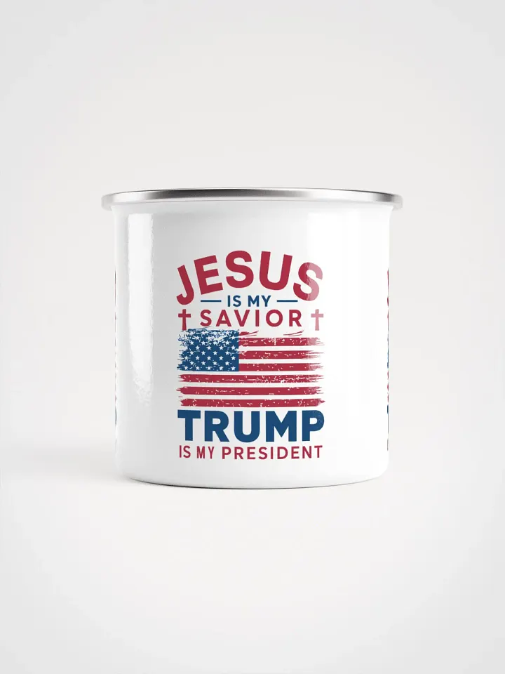 Patriotic Campaign Enamel Mug product image (2)