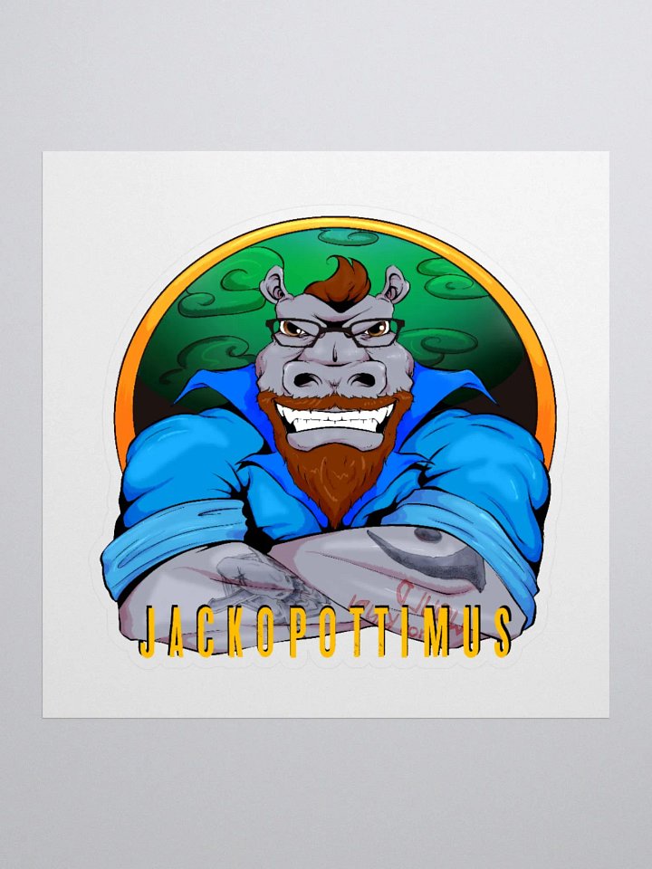Hippo sticker 1 product image (2)