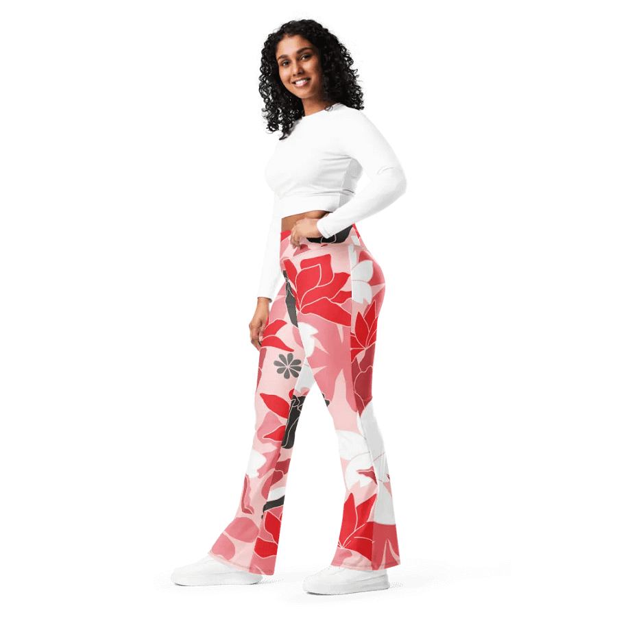 Floral Fusion Flare Leggings product image (9)