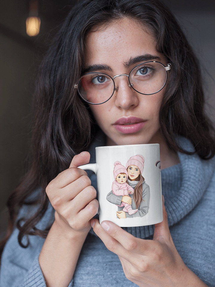 💖Sip in Style, Supermom!💖 (Blue eyes, Blonde hair) product image (1)