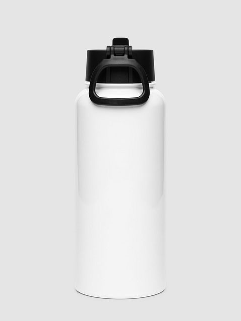 Photo showing Stainless Steel Water Bottle with a Straw Lid