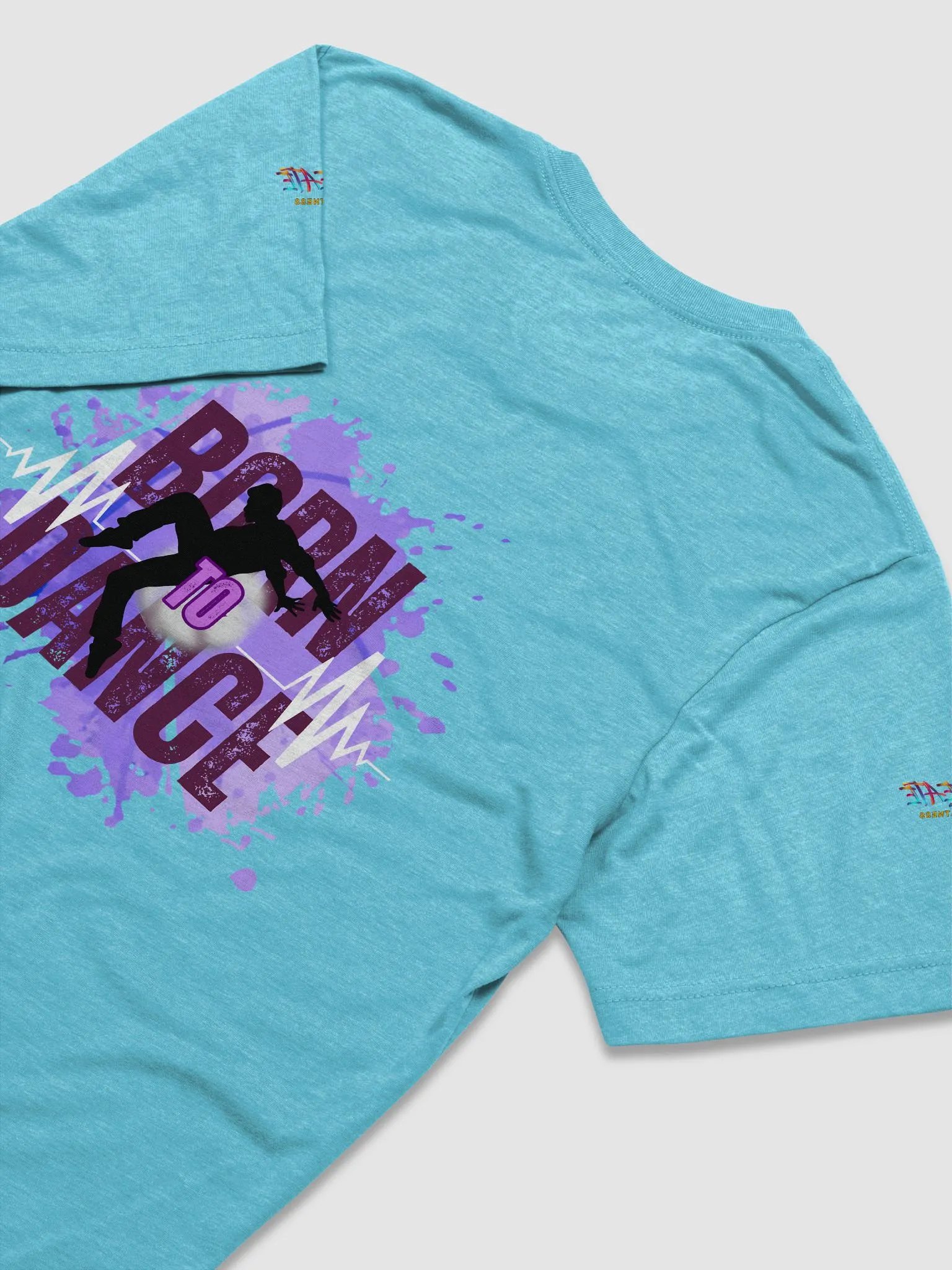 Born to Dance His Silhouette Tri blend Tee product image (4)