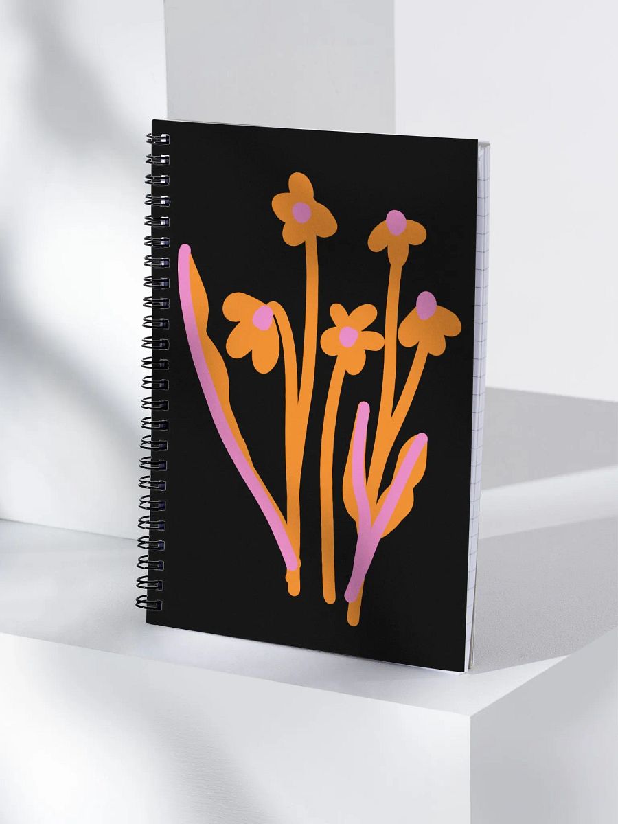 Floral Spiral Notebook product image (4)