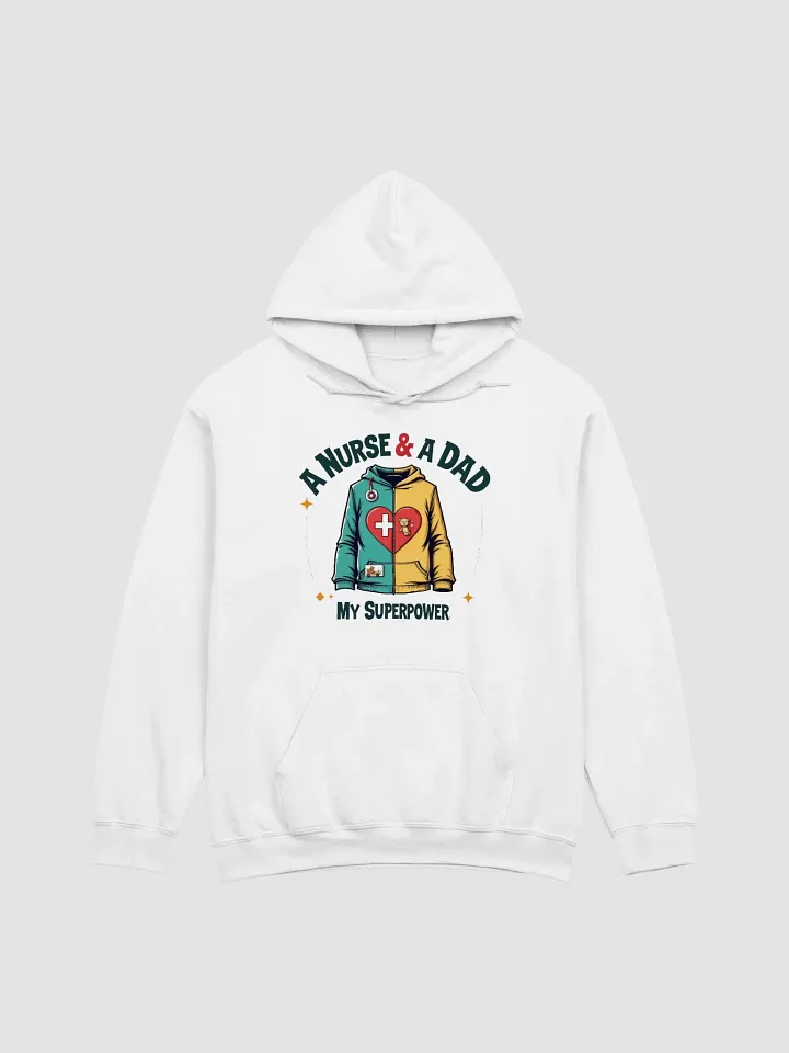 My Superpower Nurse & Dad Hoodie product image (5)