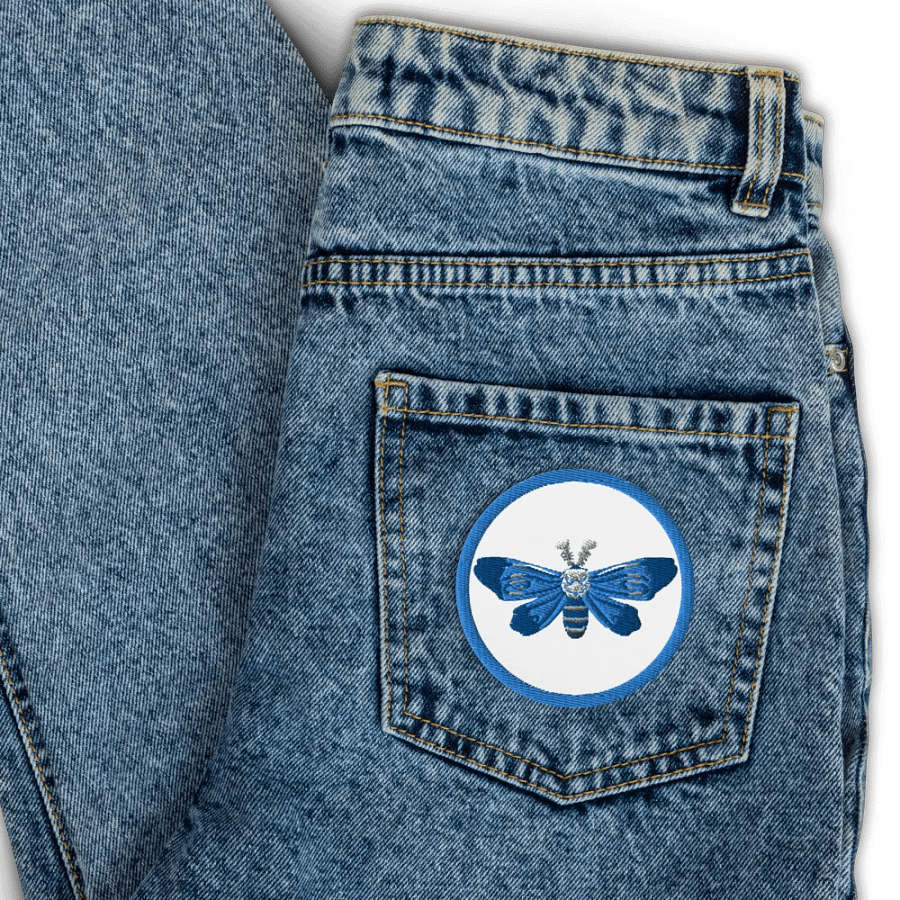Moth Embroidered Patch product image (11)