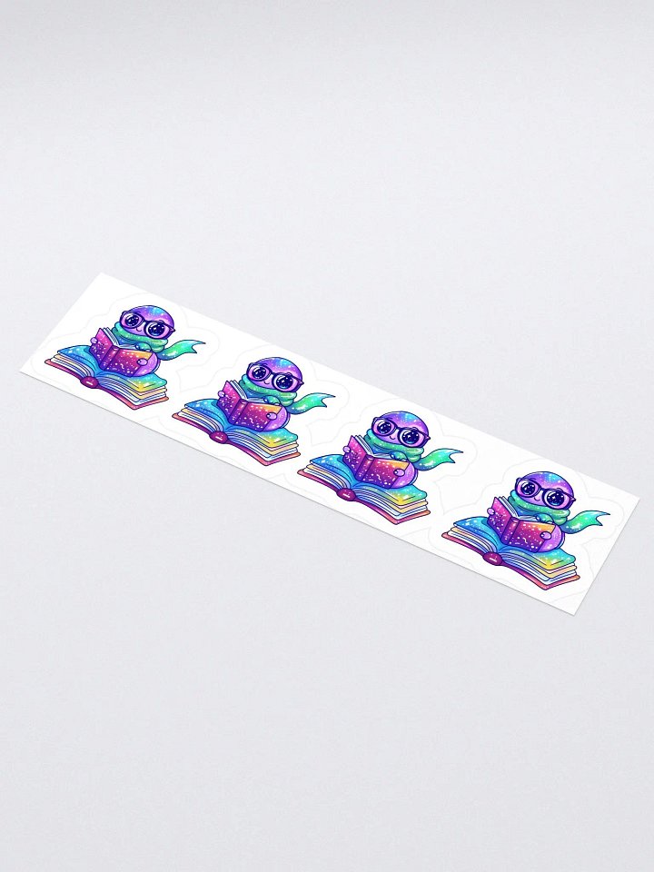 Bookworm Bliss Mini Strip Sticker product image (1)