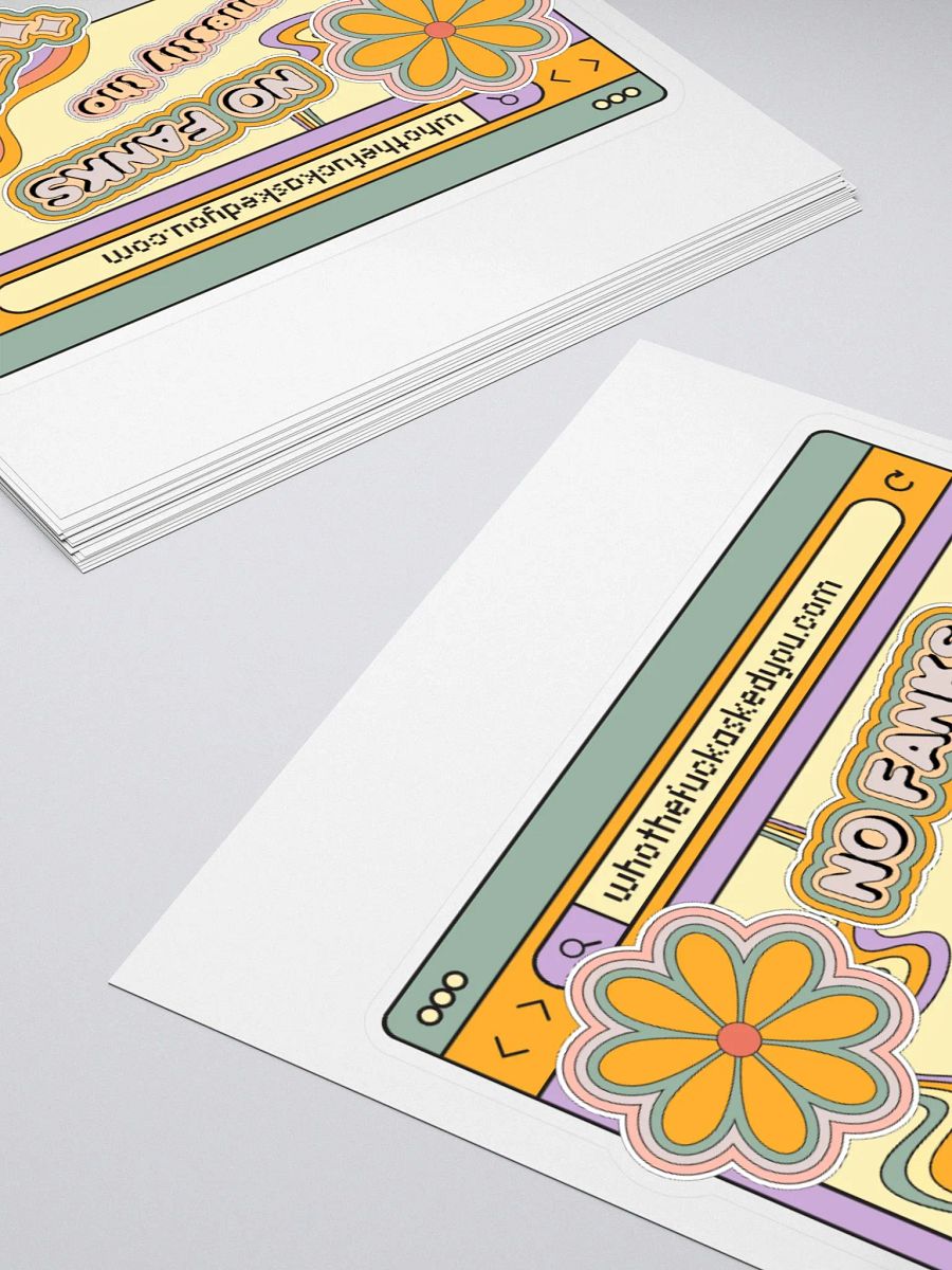 WHOTFASKEDYOU.COM kiss-cut sticker product image (4)