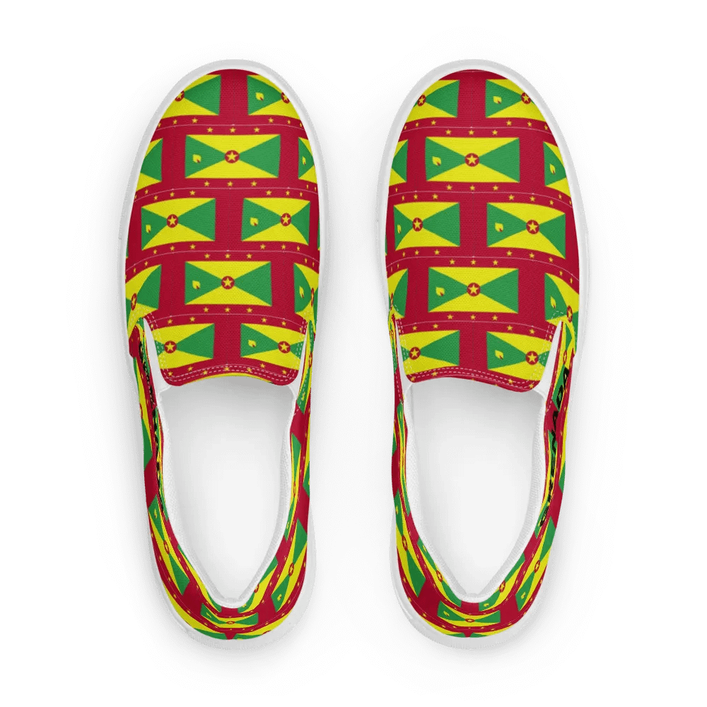 Grenada Flag Men's Slip-On Shoes product image (1)