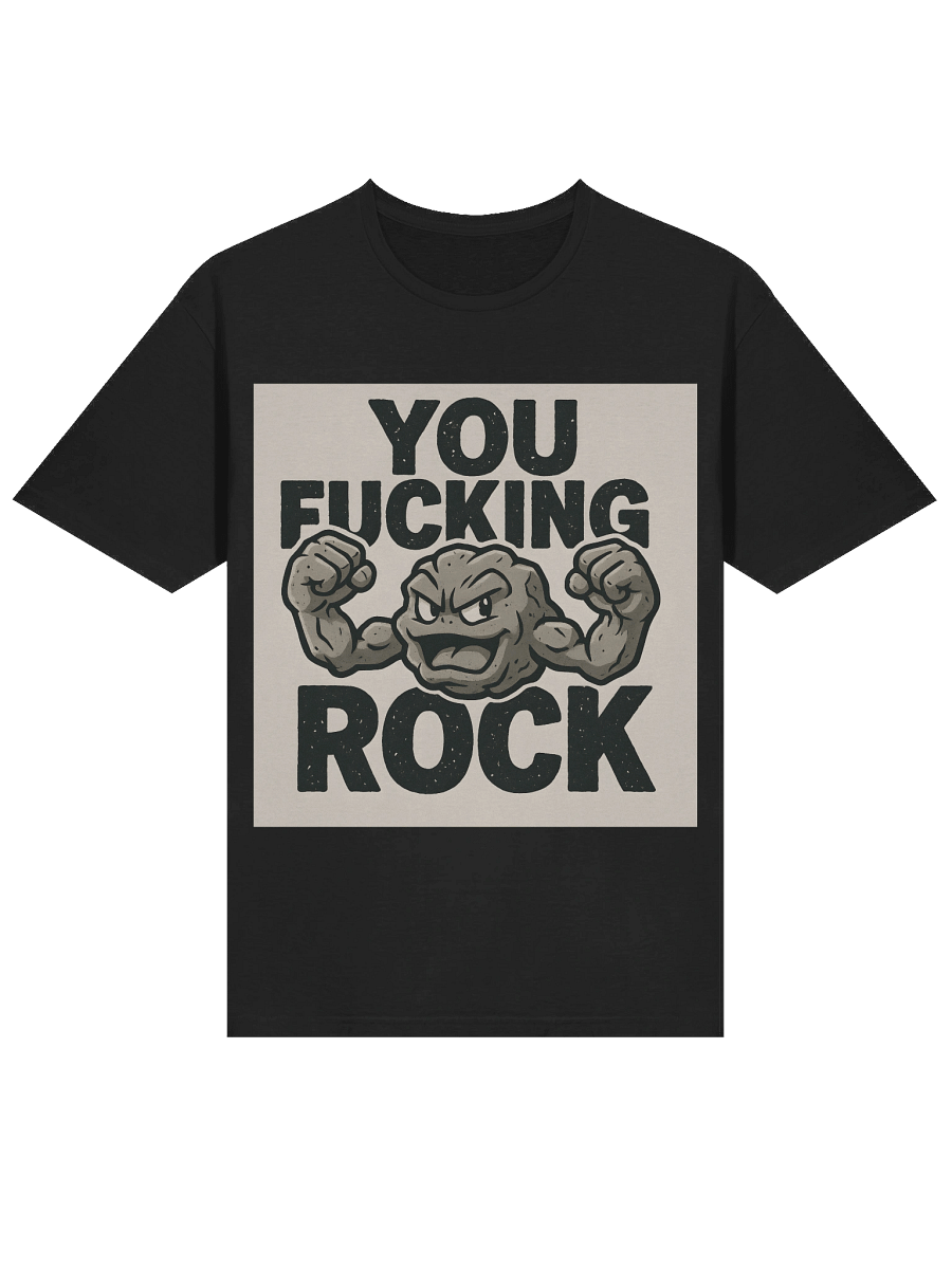 You F***ing Rock Geodude T-Shirt – Bold Pokémon Parody Tee product image (21)