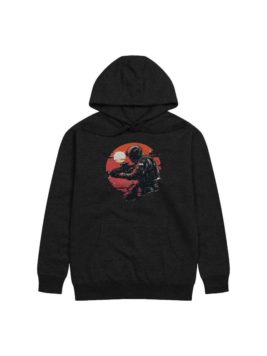 Rising Soldier Front Printed Hoodie product image (1)