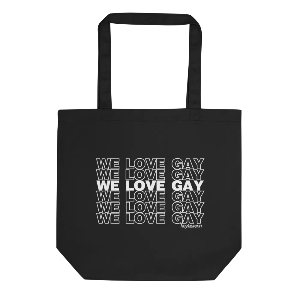 we love gay tote bag product image (1)