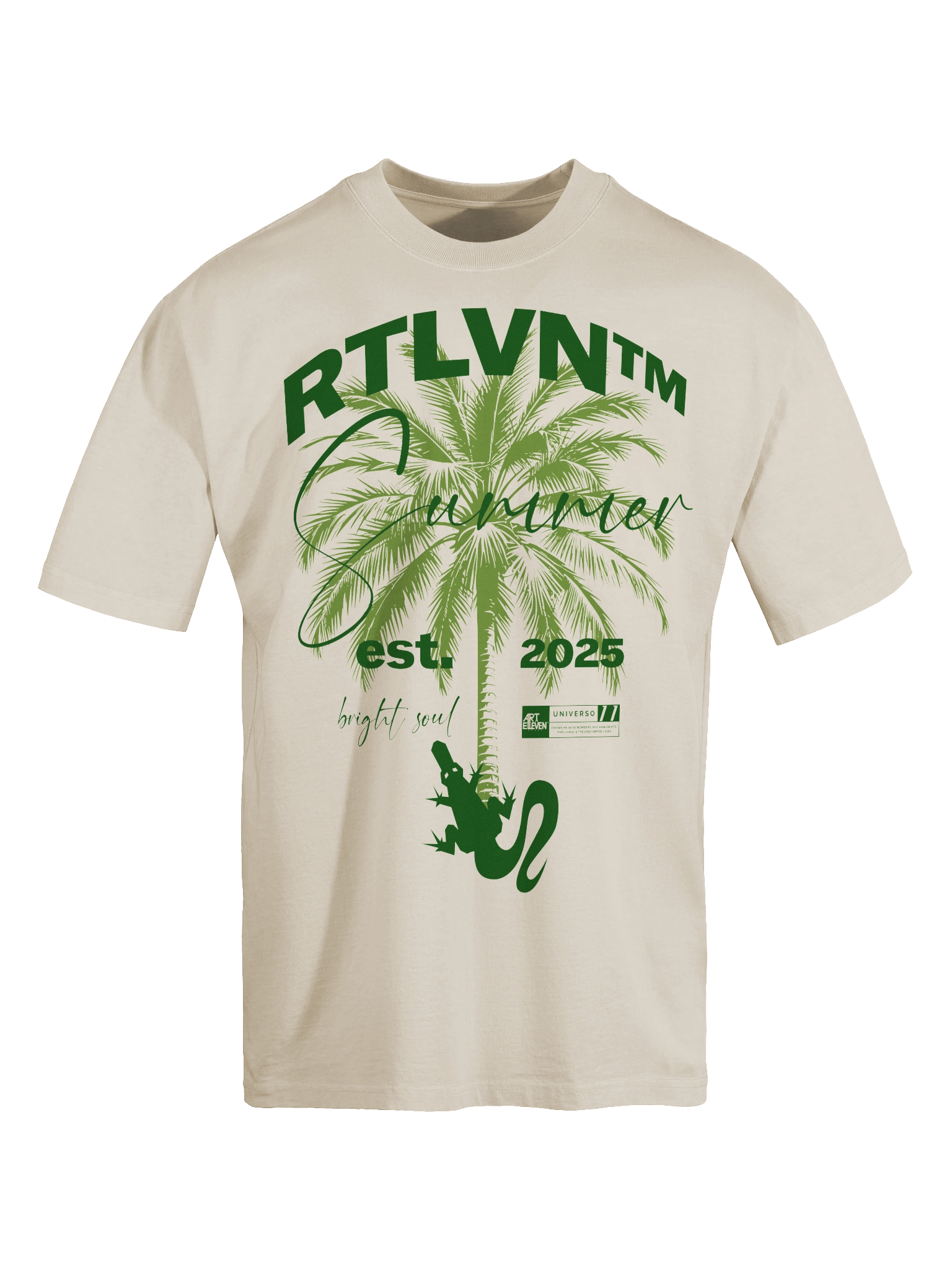 "RTLVN Summer" Tee: Bright Soul. Endless Vibes. 🌴☀️ product image (4)