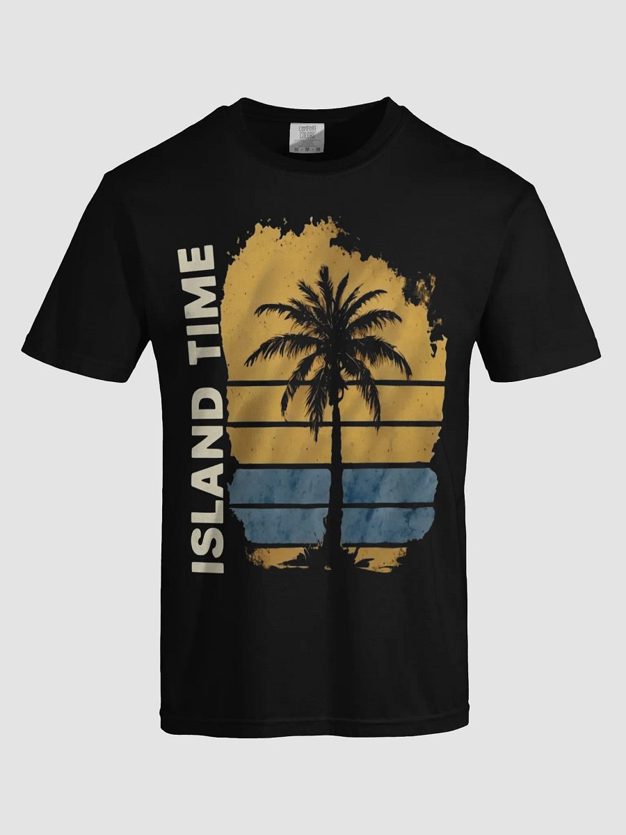 Island Time Palm Tree Comfort Color 1717 T-Shirt product image (39)