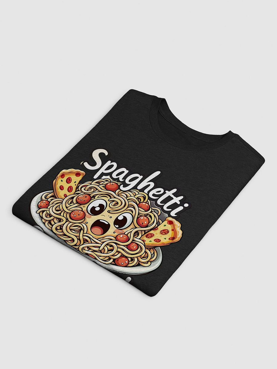 Quirky Spaghetti Face T-Shirt – Supersoft Funny Food Tee for Artistic Adults & Teens product image (8)