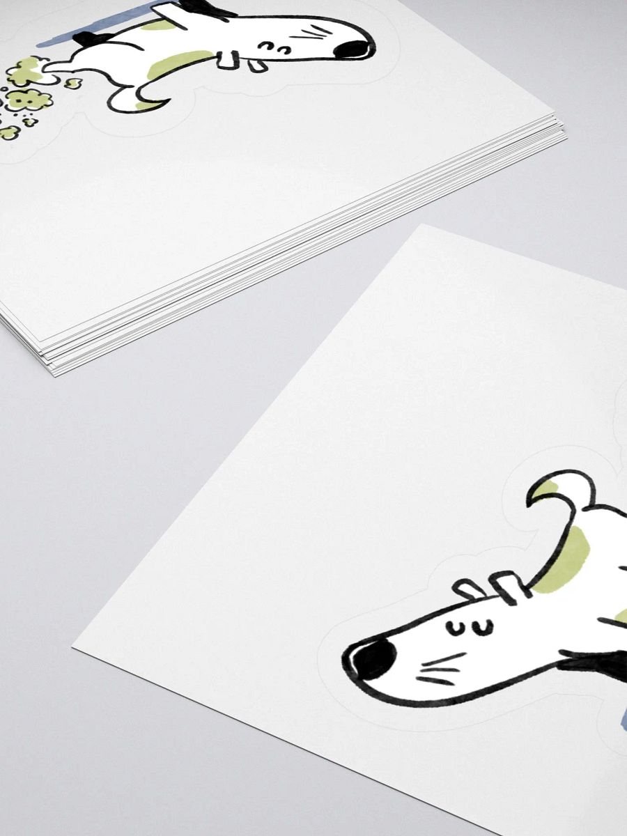Just a Pup Poop | Kiss Cut Stickers product image (4)