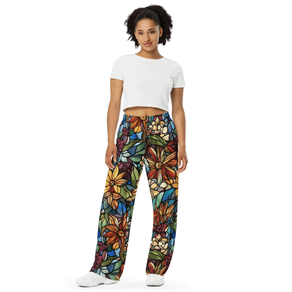 Full & fabulous Floral wide leg Pants product image (9)
