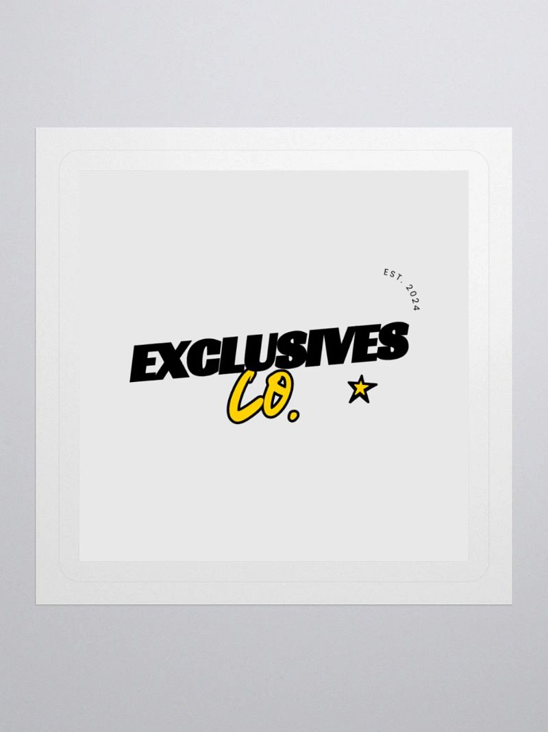 Exclusives Kiss Cut Stickers