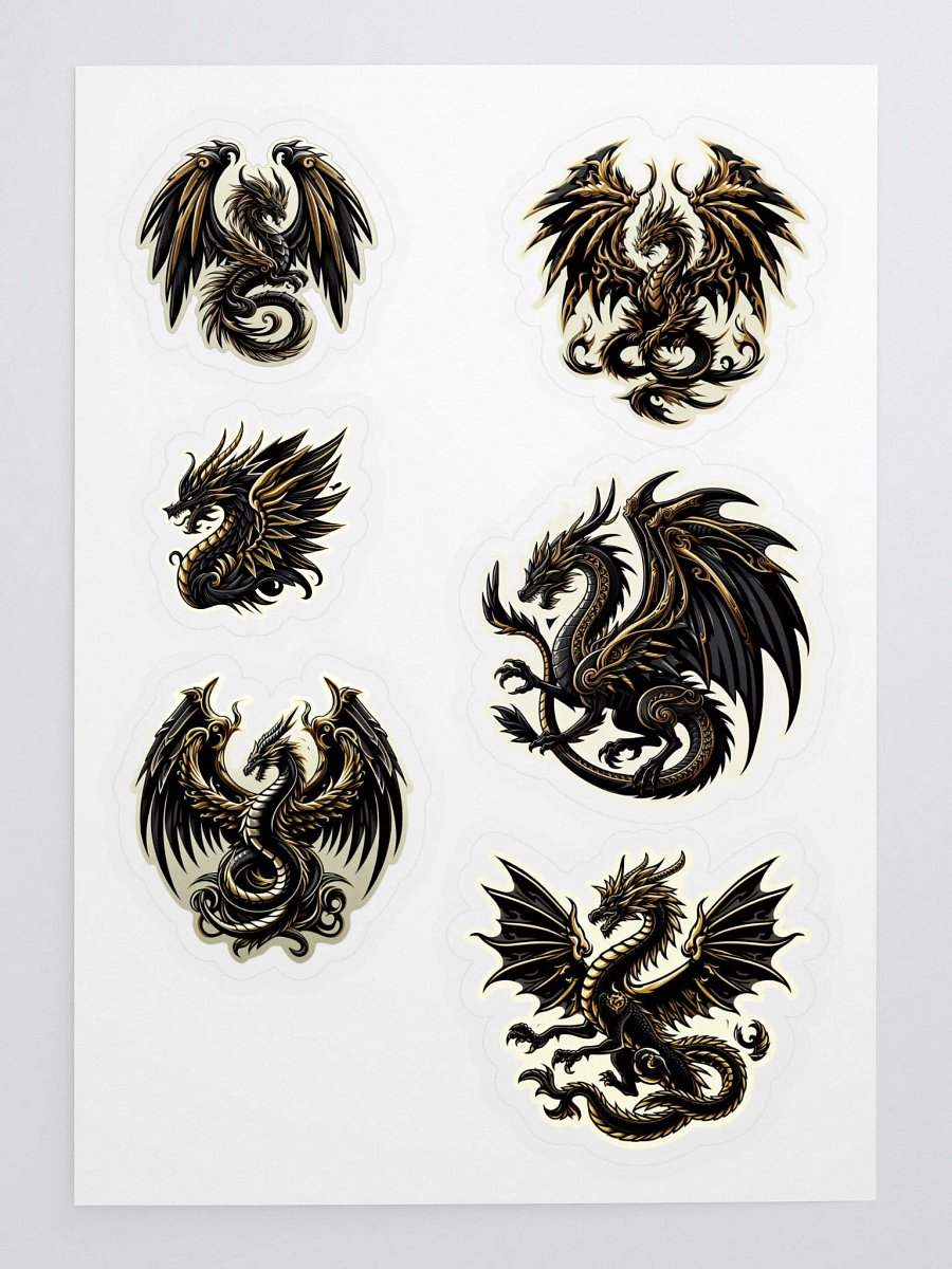 Dragon Delight Kiss Cut Sticker Sheet product image (3)