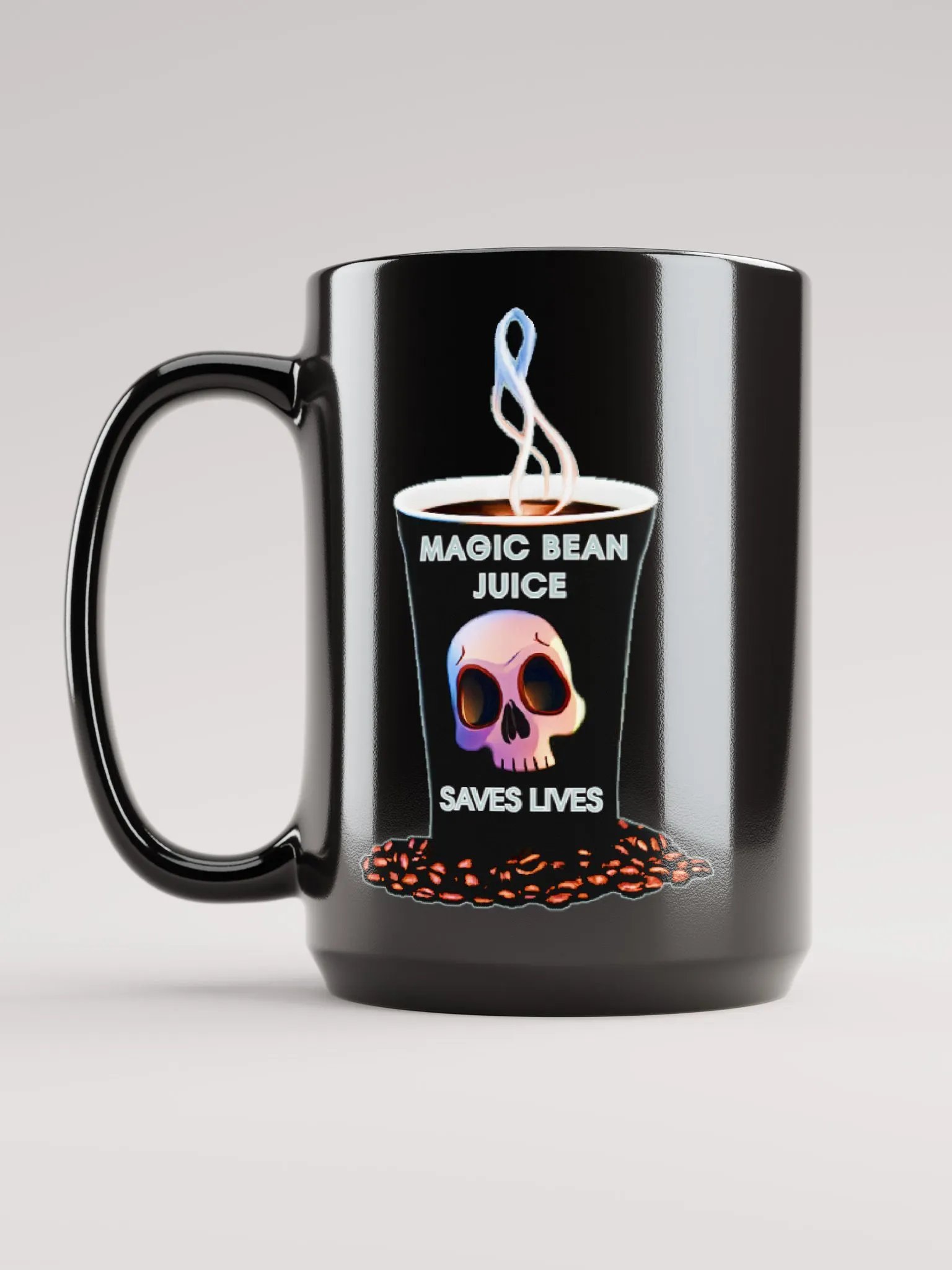 Magic Beans 15oz Mug Black product image (6)