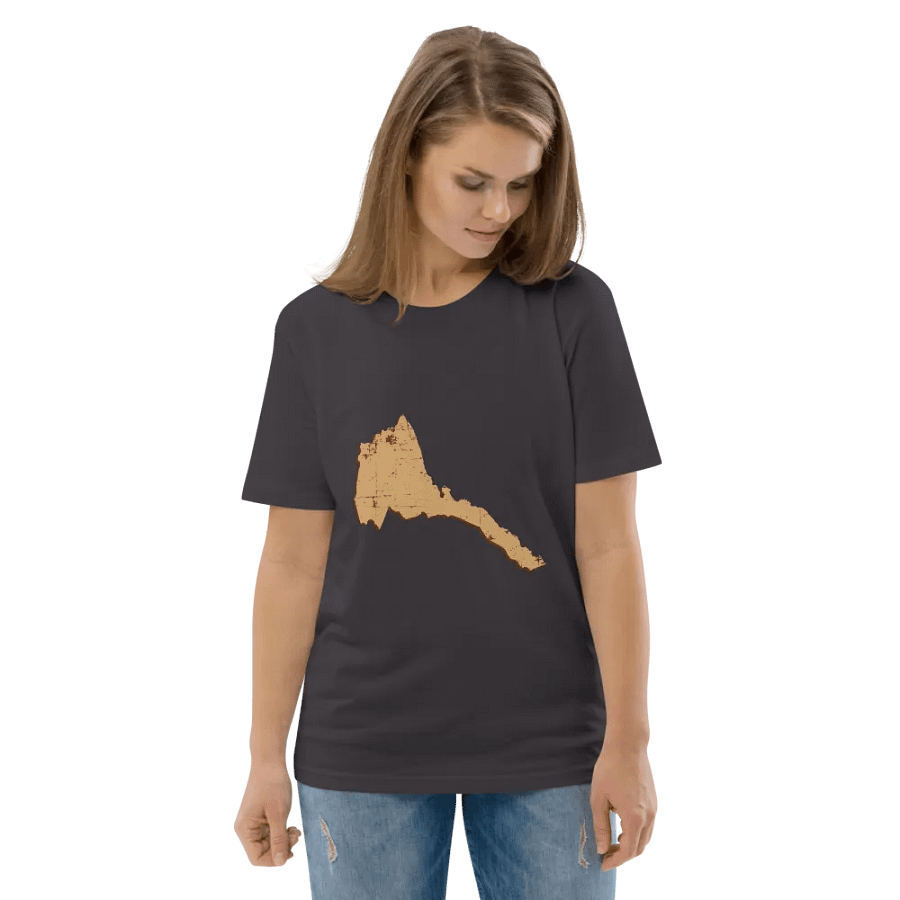 Vintage Eritrea Map Organic Tee product image (140)