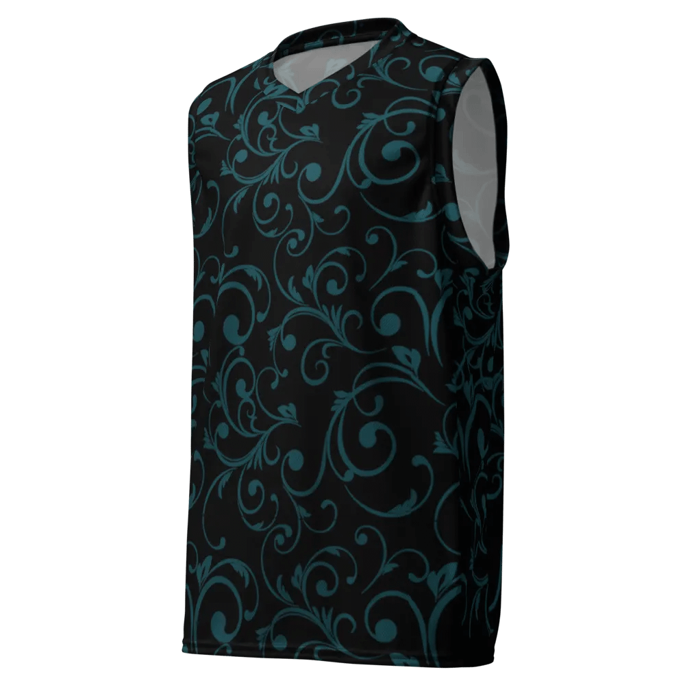 Dark Teal Basketball Jersey product image (1)
