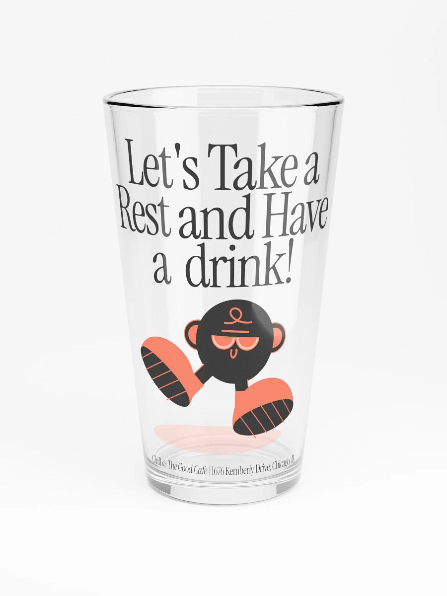 Rest & Refresh Shaker Pint Glass product image (3)