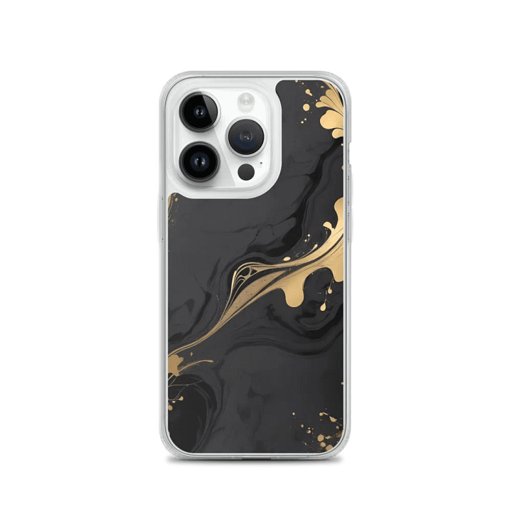 MagSafe® Clear Case for iPhone® – Mystic Gold Flow product image (1)