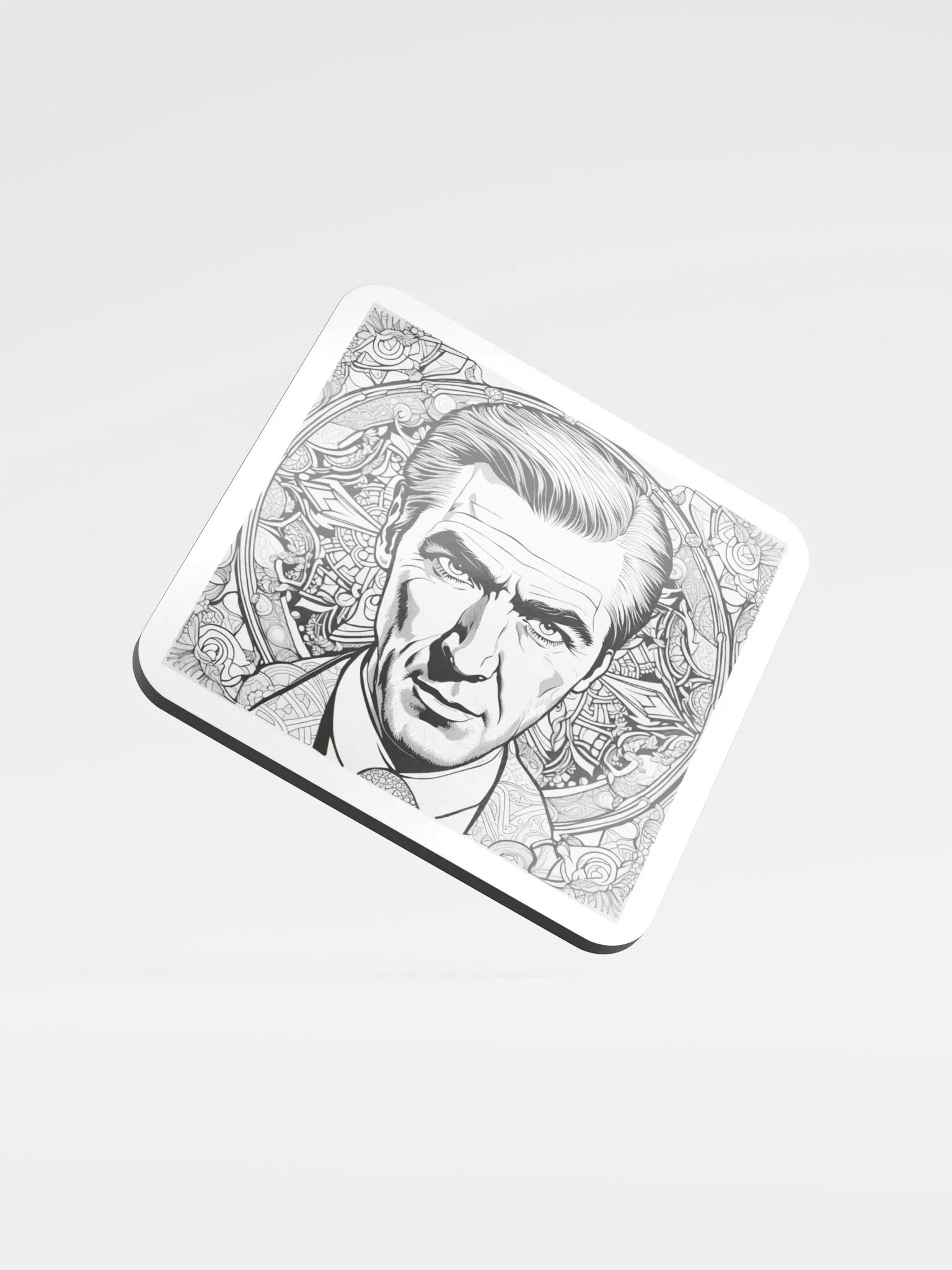 Ornate Elegance Cork Coaster product image (1)