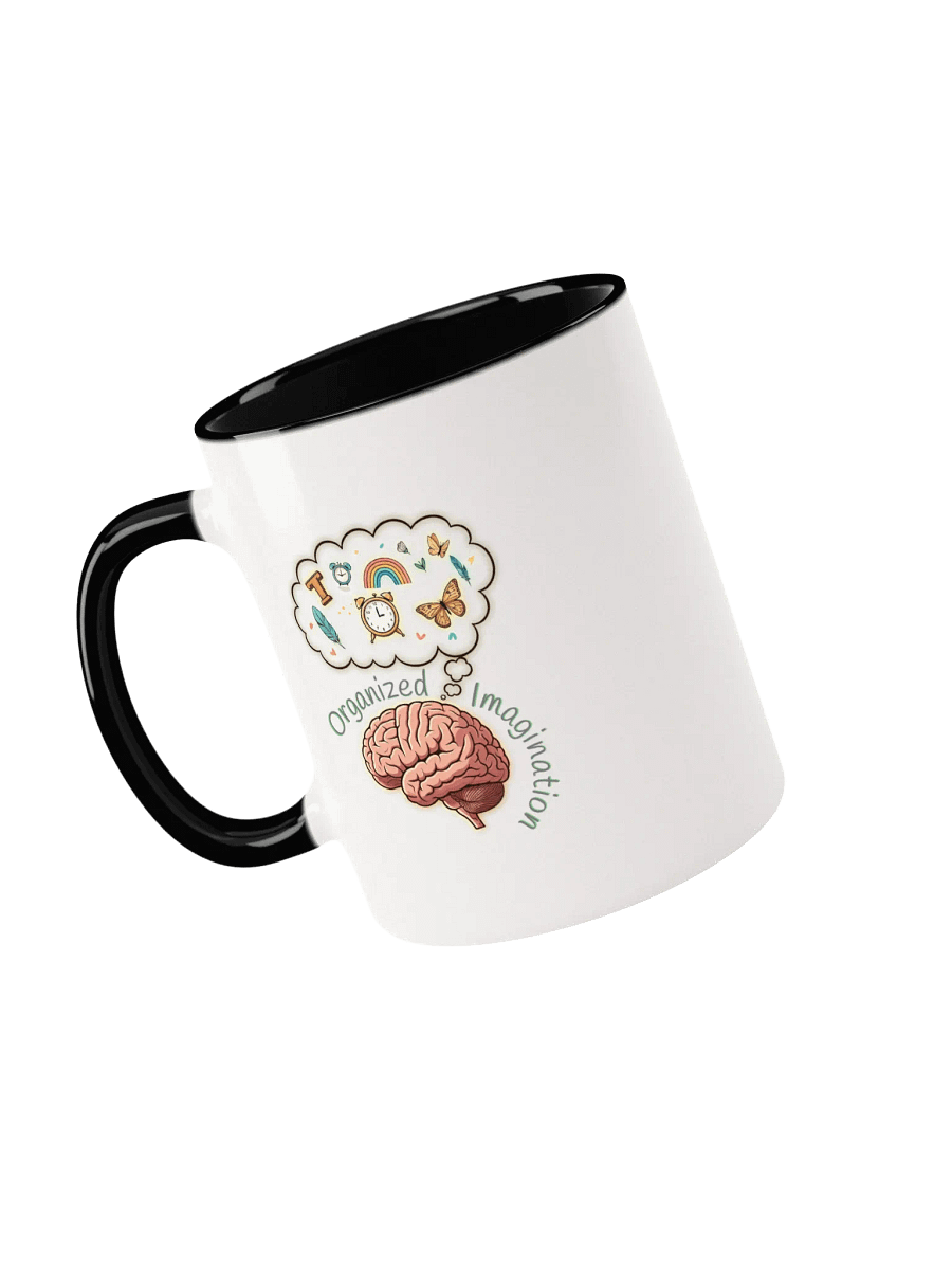 Organized Imagination Ceramic Mug with Color Inside product image (37)