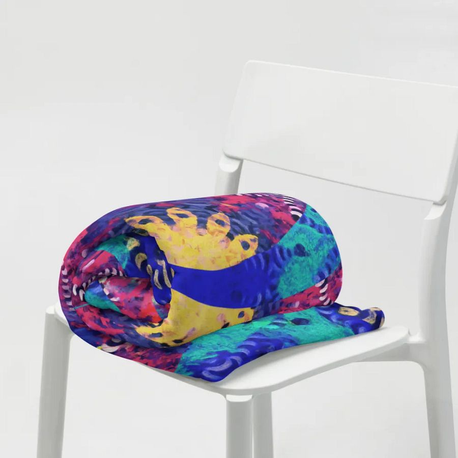 Caribbean Graffiti Throw Blanket product image (19)