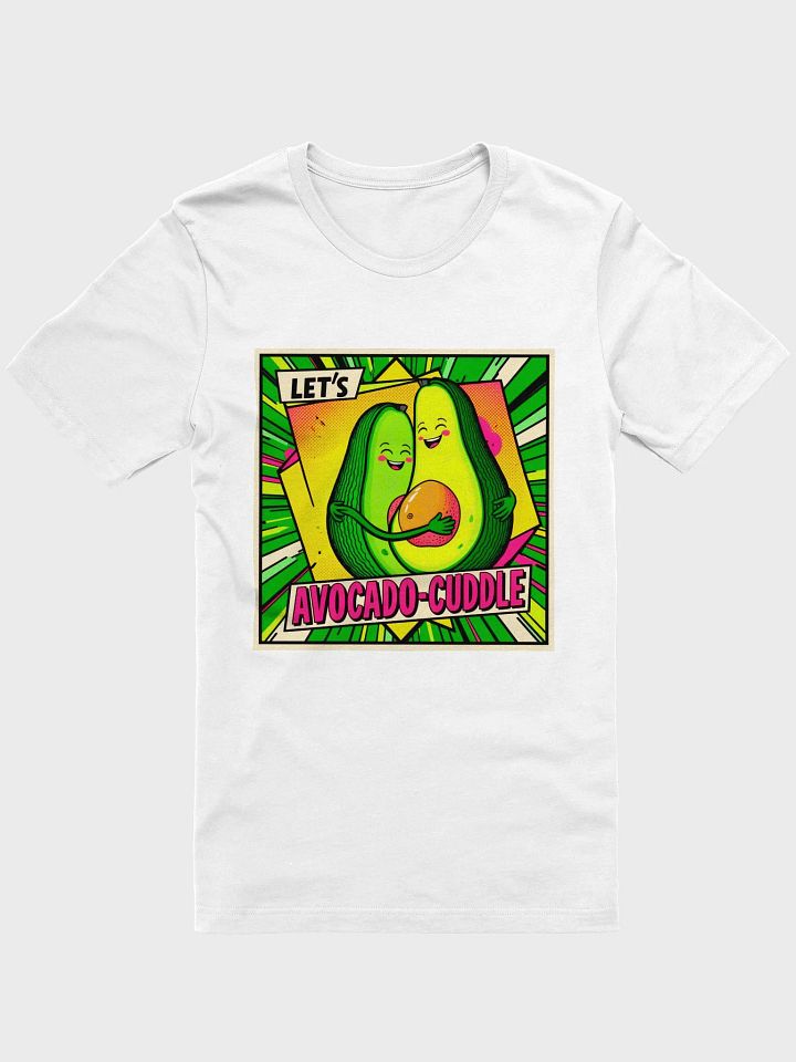 Avocado Cuddle Unisex Tee, Let's Avocado T-Shirt, Cute Food Shirt, Avocado Lover Gift, Foodie Shirt, Funny Graphic Tee product image (1)