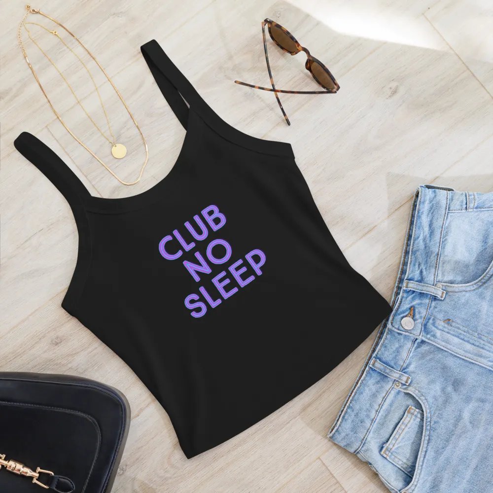 Club No Sleep - Micro Rib Tank Top product image (5)