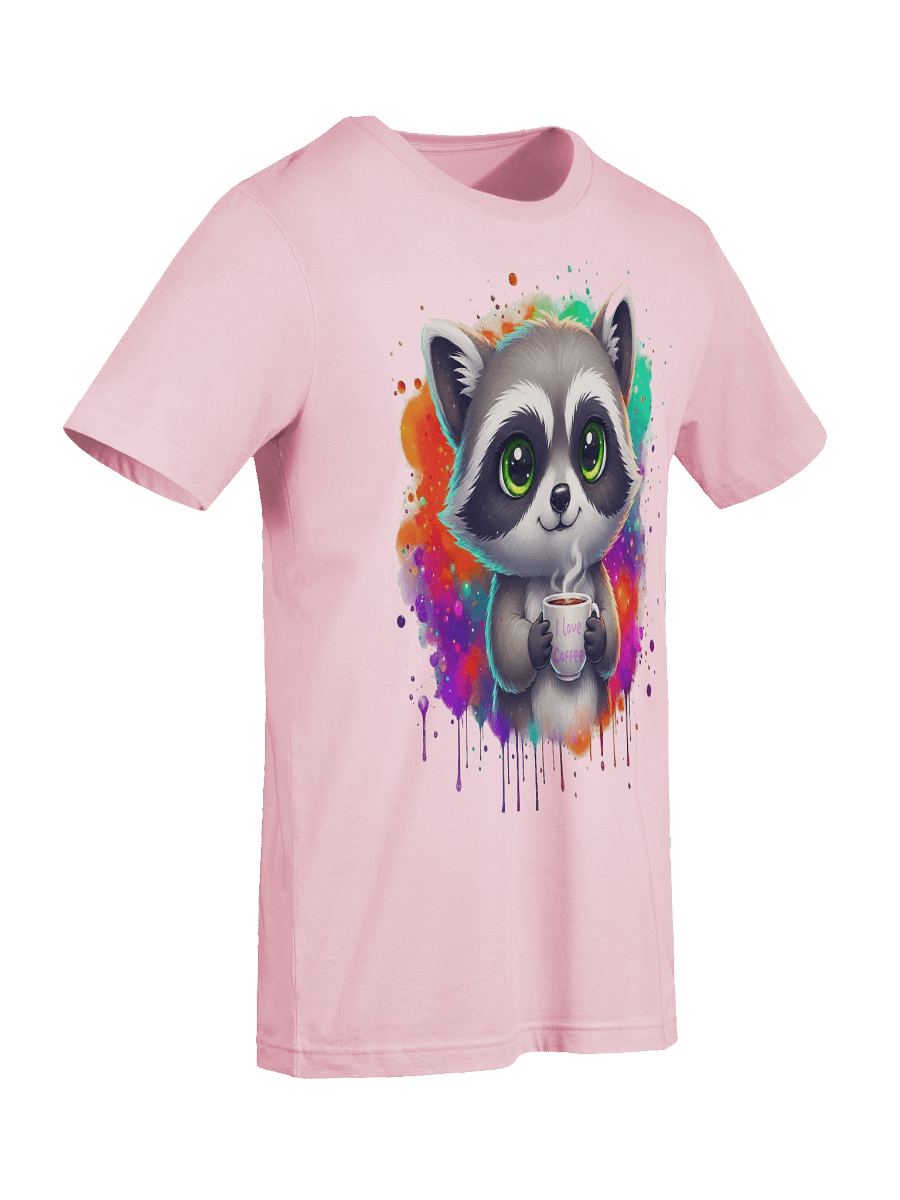Coffee Lover Raccoon T-Shirt product image (6)