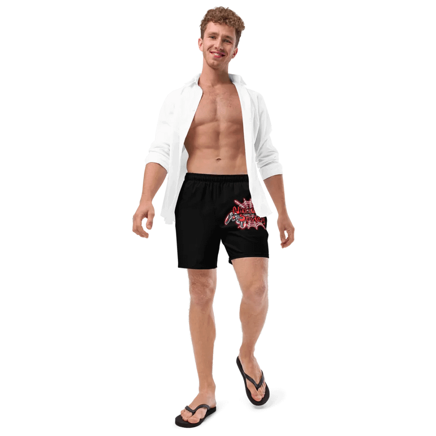 NinjaSpidey Black Swim Trunks product image (11)