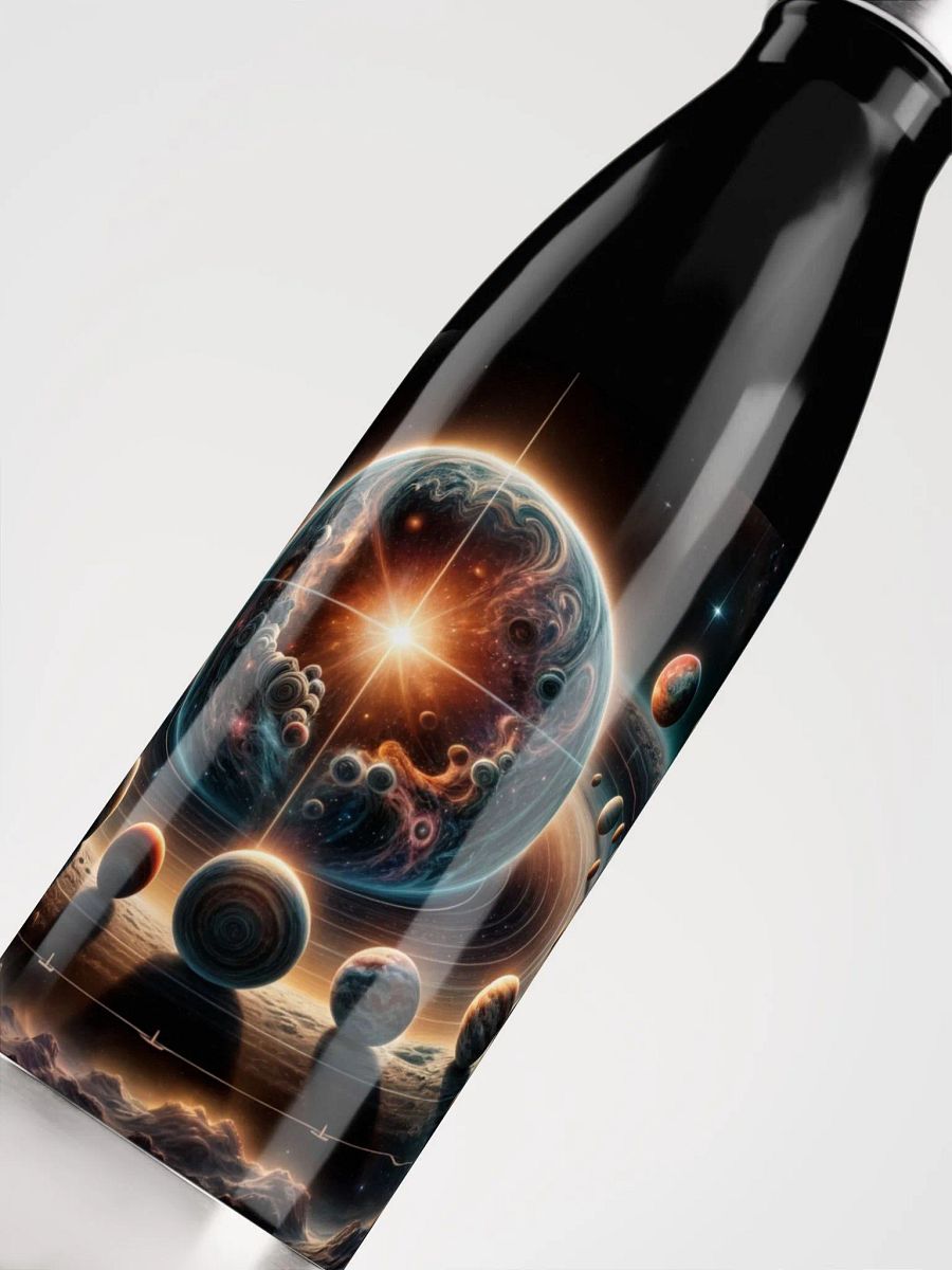 Stainless Steel Water Bottle: Cosmic Crown of Worlds product image (10)