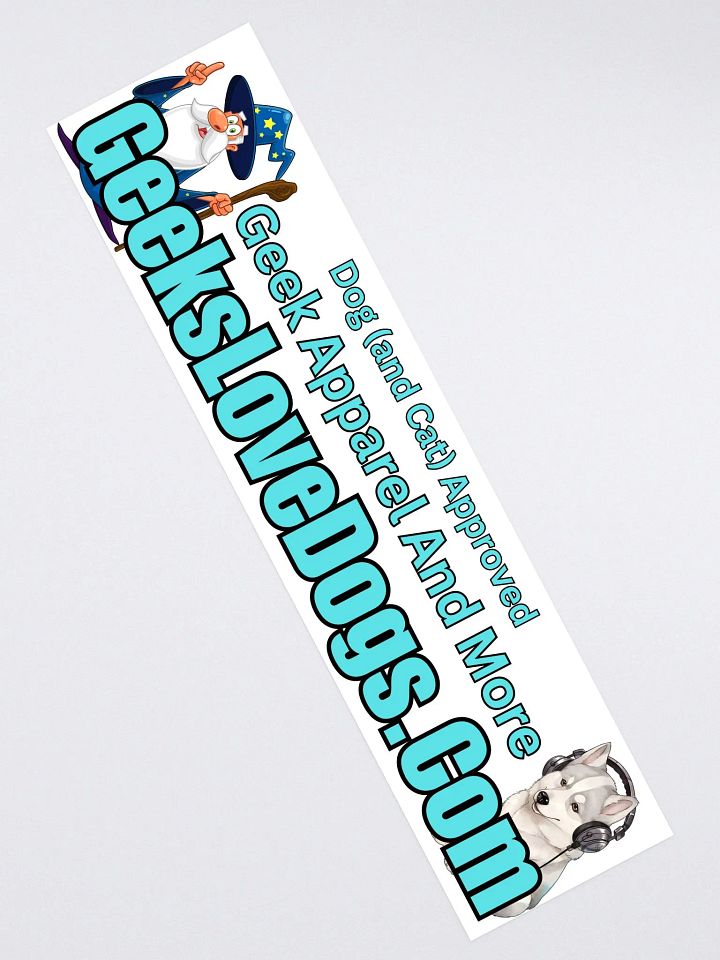 Geeks Love Dogs Bumper Sticker product image (2)