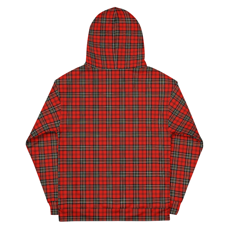 Red Vintage Plaid Hoodie product image (7)