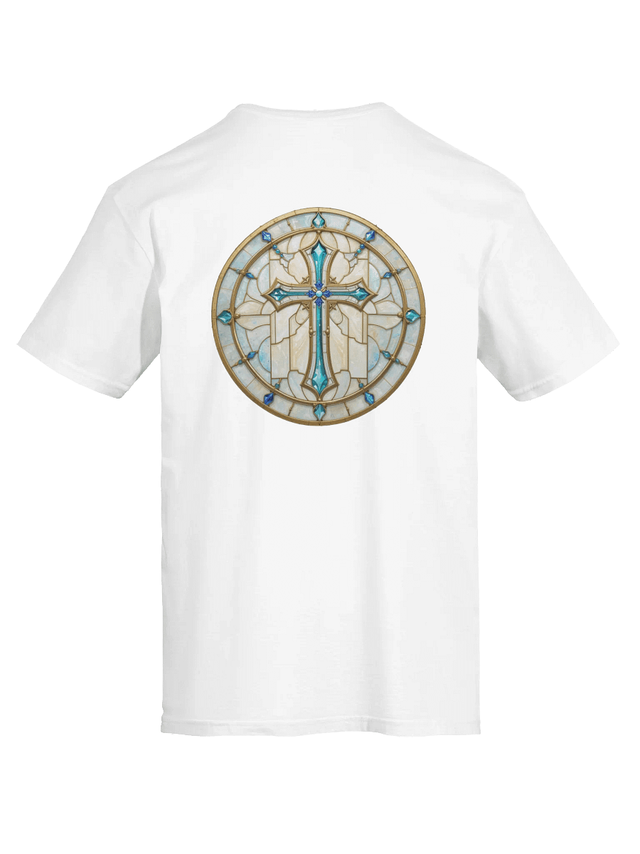 Divine Cross Stained Glass T-Shirt product image (4)