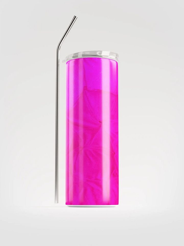 Vivid Pink Quilted Stainless Steel Tumbler product image (1)