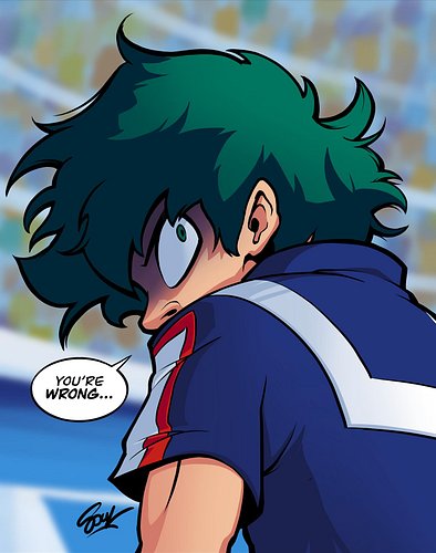 Deku cries A LOT but I love what the character stands for.

Just like everything else, I was late to the party on this show 😅...