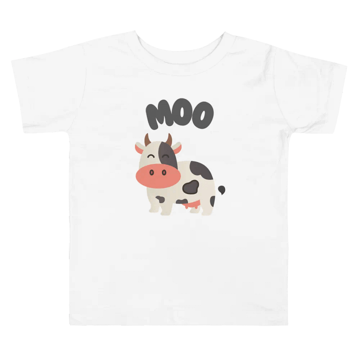 EIEIO Cow Moo T-shirt for Toddlers product image (2)