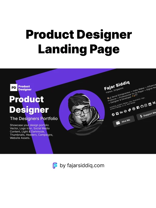 Product Designer Landing Page product image (1)