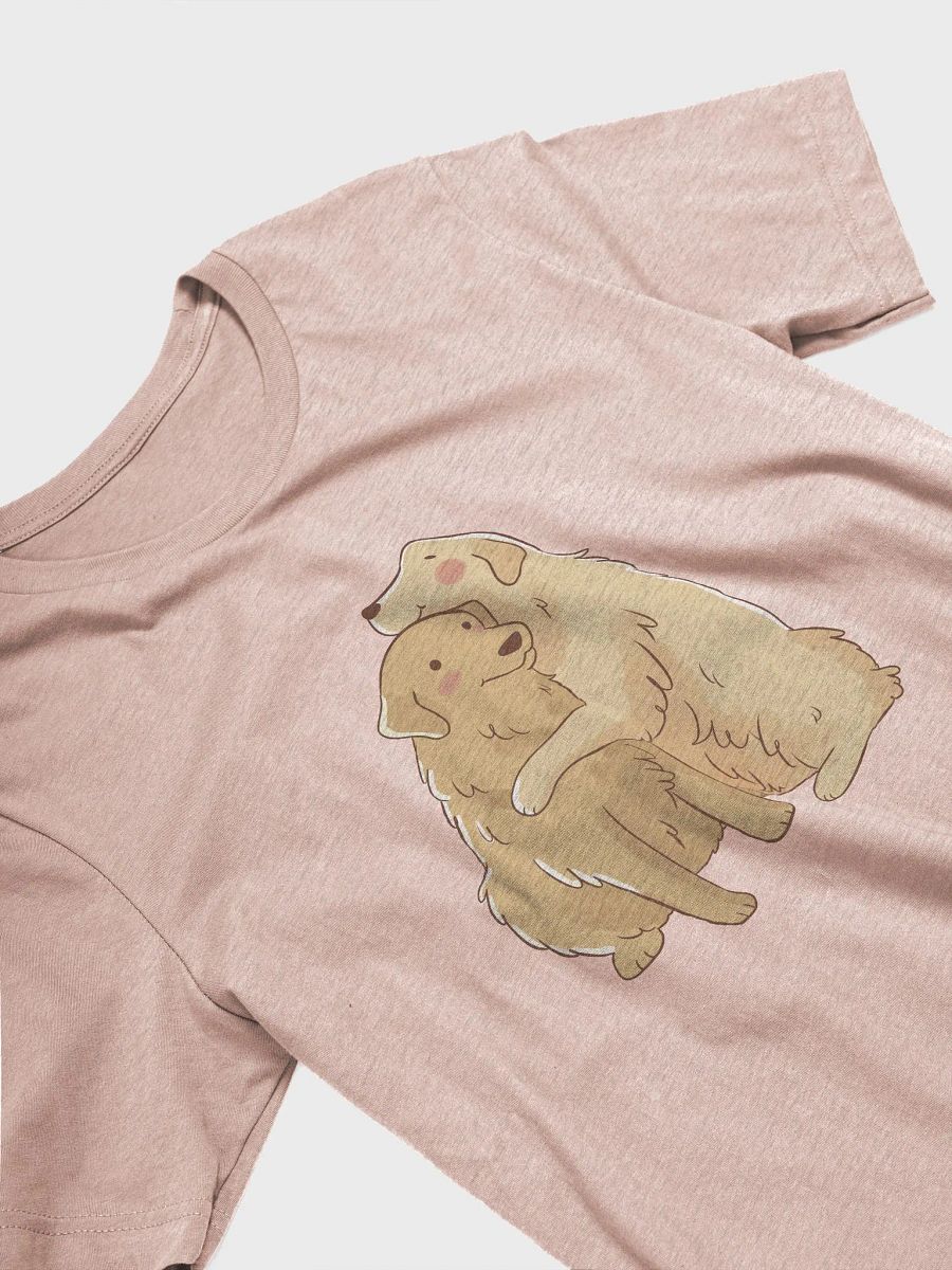 Golden Embrace - Dog Lover's T-Shirt product image (3)