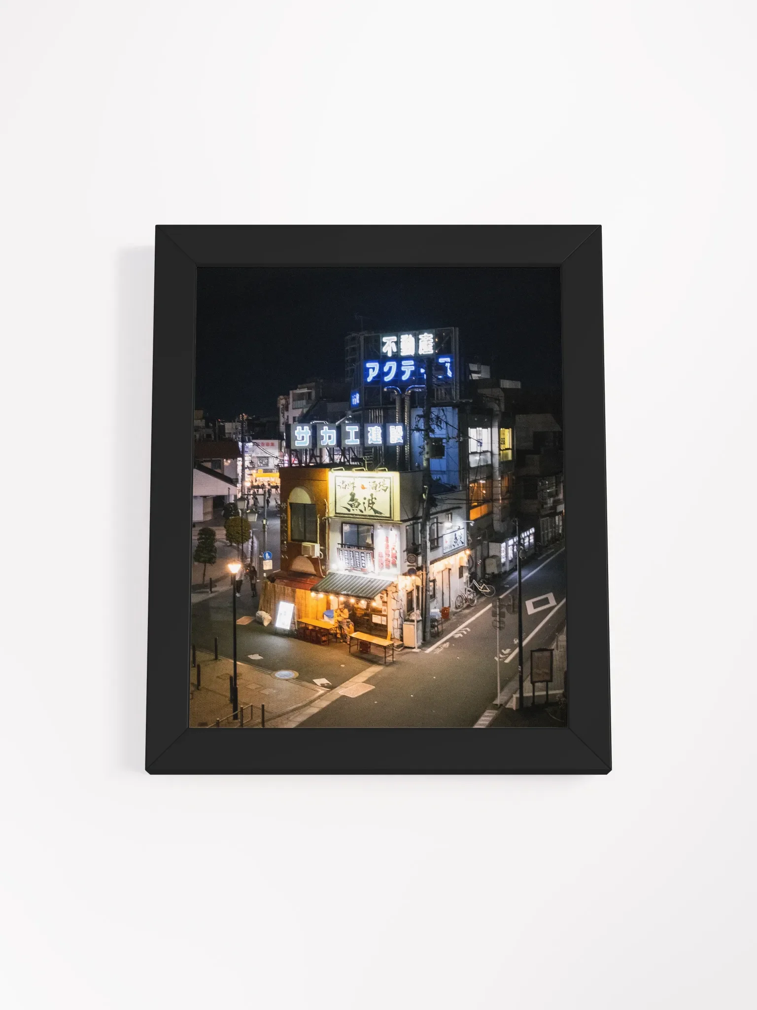 Shinamachi Lights and Shadows - framed photo product image (5)