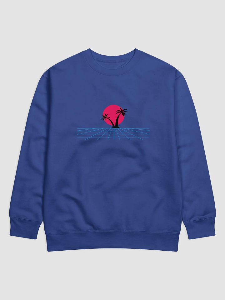Vaporwave Sunset Cotton Sweatshirt product image (1)