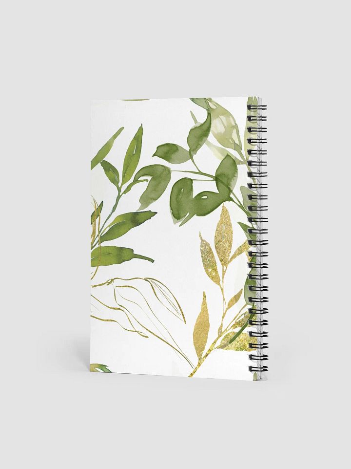 Floral Leaf Spiral Notebook product image (2)