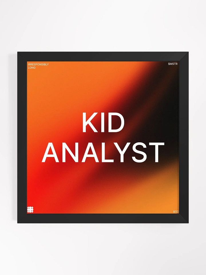 Kid Analyst Orange [Framed] product image (2)