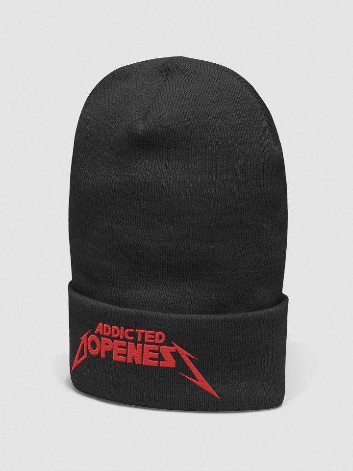 Rock Star Stitched Beanie (Red AD) product image (2)