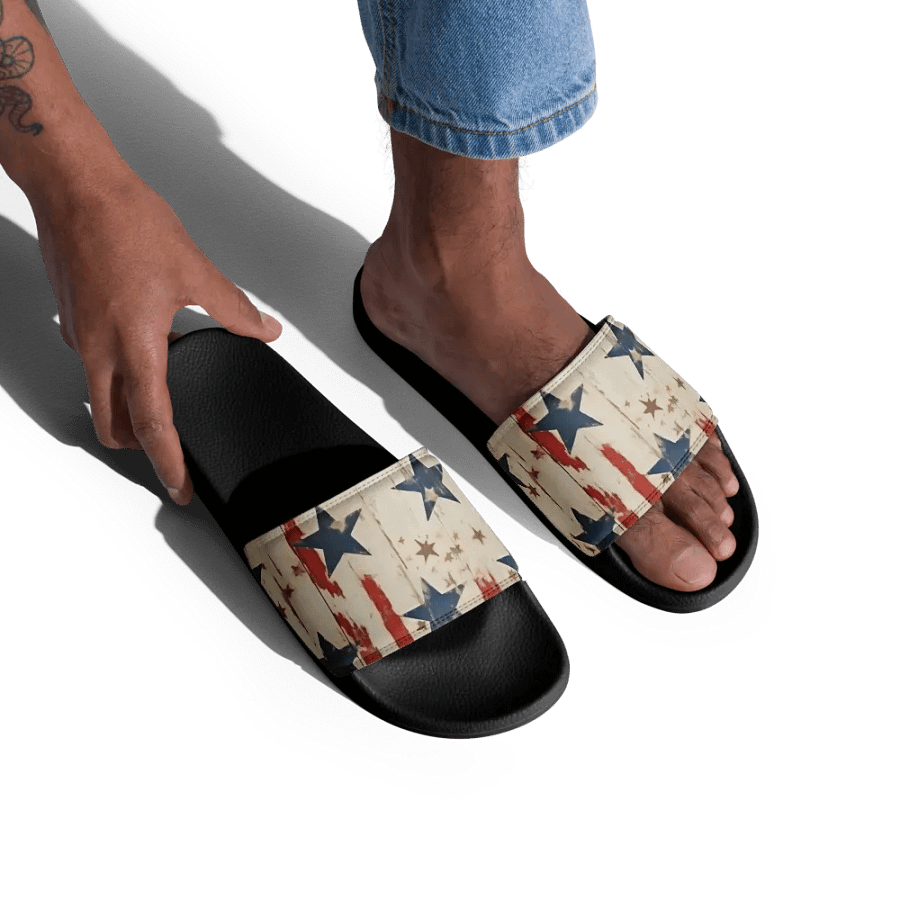 Patriotic Mens Slides Stars and Stripes product image (6)